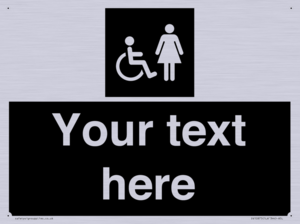 Custom information: black panel disabled and female